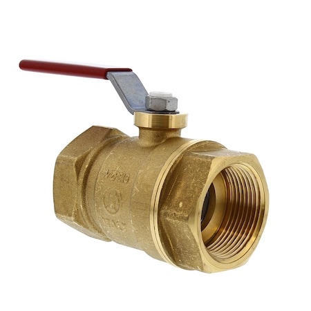 Jones Stephens 1-1/4in. FIP Brass Gas Ball Valve B64125